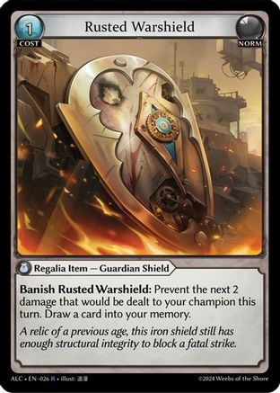 Rusted Warshield (026) - Alchemical Revolution Foil