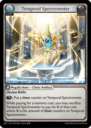 Temporal Spectrometer (029) - Alchemical Revolution Foil