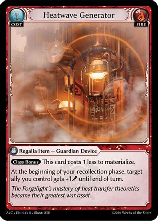 Heatwave Generator (033) - Alchemical Revolution Foil