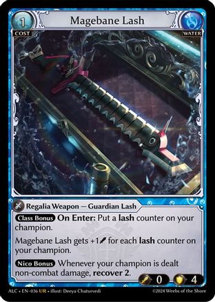 Magebane Lash (036) - Alchemical Revolution Foil