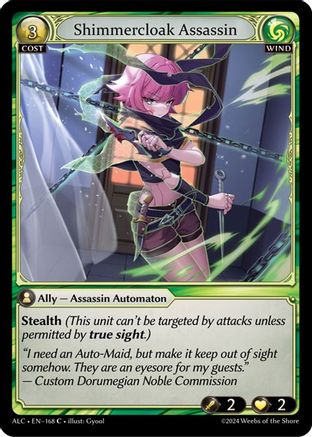 Shimmercloak Assassin (168) - Alchemical Revolution Foil