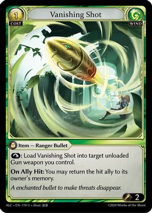 Vanishing Shot (170) - Alchemical Revolution Foil