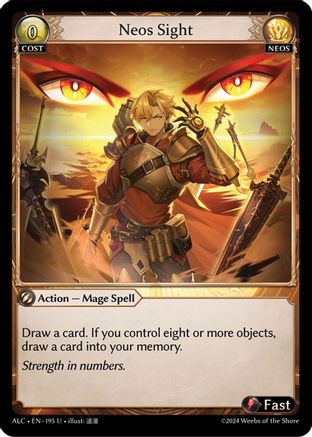 Neos Sight (195) - Alchemical Revolution Foil