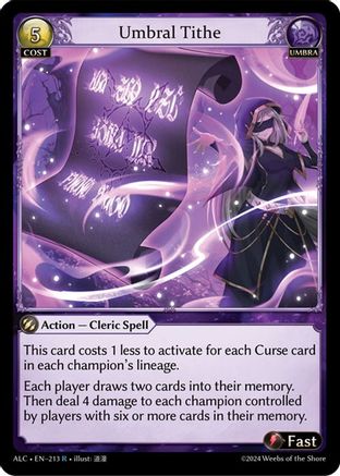 Umbral Tithe (213) - Alchemical Revolution Foil