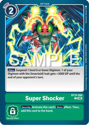 Super Shocker (BT15-094) - Exceed Apocalypse