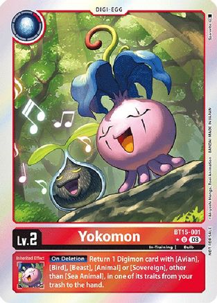 Yokomon (Exceed Apocalypse Box Promotion Pack) (BT15-001) - Exceed Apocalypse Foil