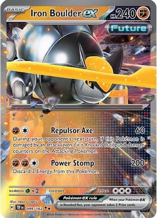 Iron Boulder ex - 099/162 99 - SV05 Temporal Forces Holofoil