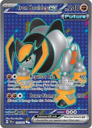 Iron Boulder ex - 192/162 192 - SV05 Temporal Forces Holofoil