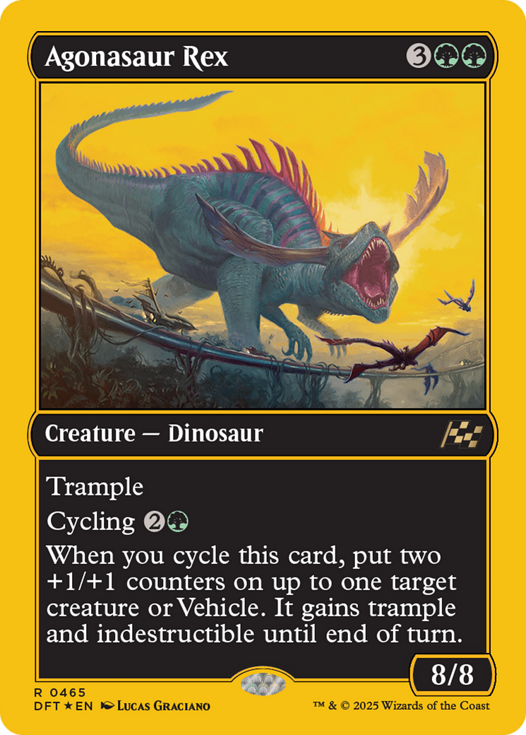 Agonasaur Rex (First-Place Foil) (DFT-465) - Aetherdrift Foil