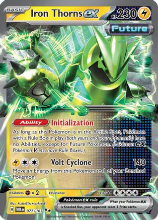 Iron Thorns ex - 077/167 77 - SV06 Twilight Masquerade Holofoil