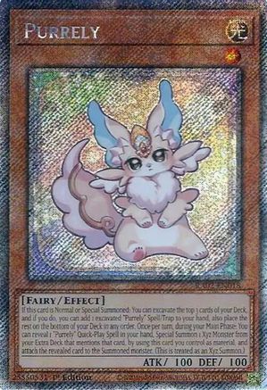 Purrely (Platinum Secret Rare) (RA02-EN018) - 25th Anniversary Rarity Collection II 1st Edition