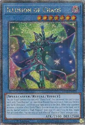Illusion of Chaos (Quarter Century Secret Rare) (RA02-EN020) - 25th Anniversary Rarity Collection II 1st Edition
