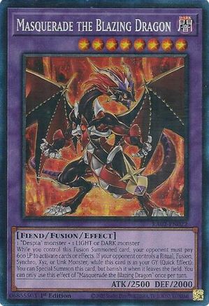 Masquerade the Blazing Dragon (PCR) (RA02-EN022) - 25th Anniversary Rarity Collection II 1st Edition