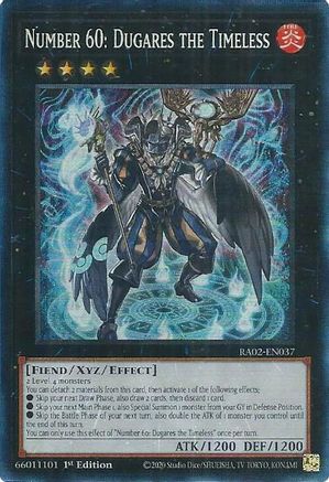 Number 60: Dugares the Timeless (PCR) (RA02-EN037) - 25th Anniversary Rarity Collection II 1st Edition