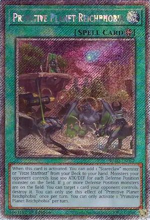 Primitive Planet Reichphobia (Platinum Secret Rare) (RA02-EN067) - 25th Anniversary Rarity Collection II 1st Edition