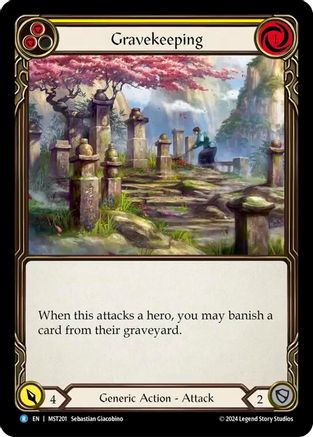 Gravekeeping (Yellow) (MST201) - Part the Mistveil