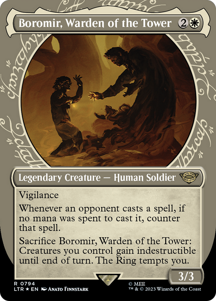 Boromir, Warden of the Tower Surge Foil Showcase