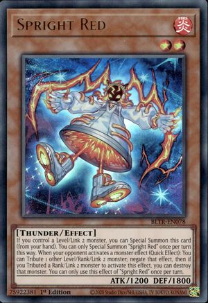Spright Red (BLTR-EN078) - Battles of Legend: Terminal Revenge 1st Edition