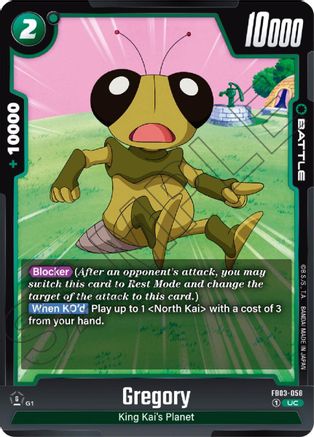 Gregory (FB03-058) - Raging Roar