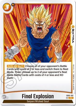 Final Explosion (FB03-102) - Raging Roar Holofoil