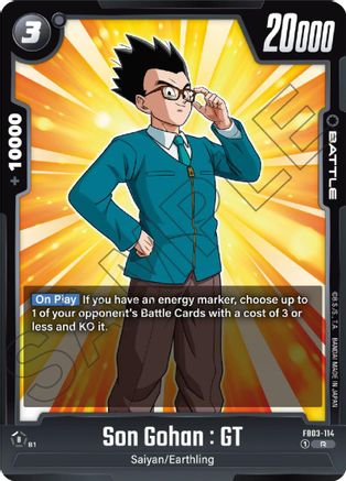 Son Gohan : GT (FB03-114) - Raging Roar