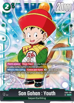 Son Gohan : Youth - FB03-139 (FB03-139) - Raging Roar Holofoil
