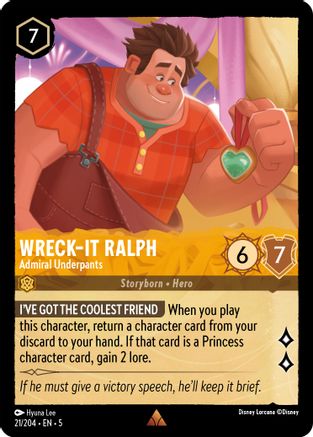 Wreck-It Ralph - Admiral Underpants (21/204) - Shimmering Skies