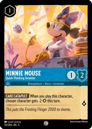 Minnie Mouse - Quick-Thinking Inventor (152/204) - Shimmering Skies Cold Foil