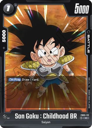 Son Goku : Childhood BR (FB03-112) - Raging Roar