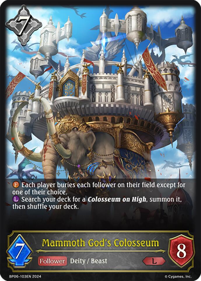 Mammoth God's Colosseum L