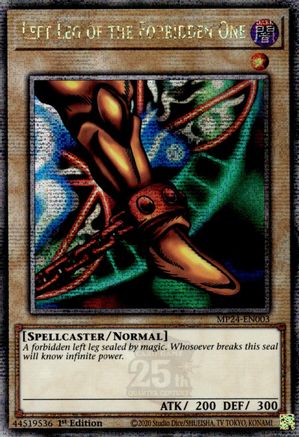 Left Leg of the Forbidden One (MP24-EN003) - 25th Anniversary Tin: Dueling Mirrors 1st Edition