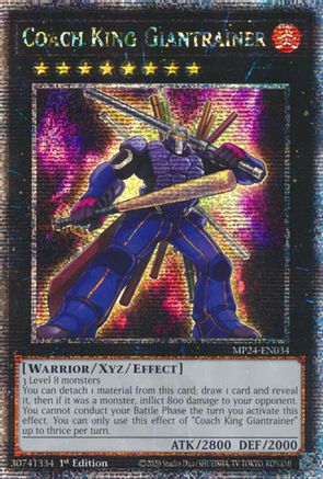 Coach King Giantrainer (MP24-EN034) - 25th Anniversary Tin: Dueling Mirrors 1st Edition