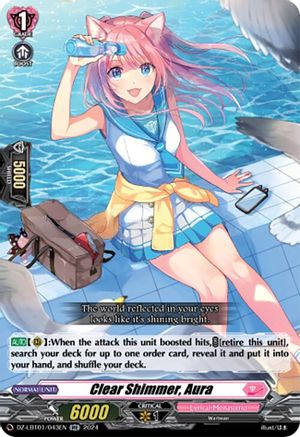 Clear Shimmer, Aura (DZ-LBT01: LYRICAL MONASTERIO SPARKLING STARS!)