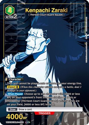 Kenpachi Zaraki (081) (SR*) (UE01BT/BLC-1-081) - BLEACH ThousandYear Blood War Foil
