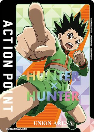 Action Point Card (AP01) (Gon Freecss) (UE02BT/HTR-1-AP01) - Hunter x Hunter Foil