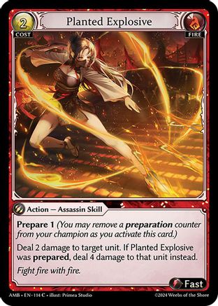 Planted Explosive (114) - Mortal Ambition Foil