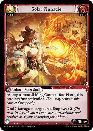 Solar Pinnacle (121) - Mortal Ambition Foil