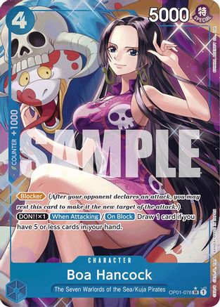Boa Hancock (OP01-078) (OP01-078) - Premium Booster Foil