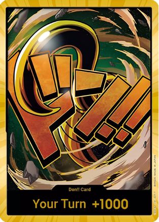 DON!! Card (Crocodile) (Gold) - Premium Booster Foil