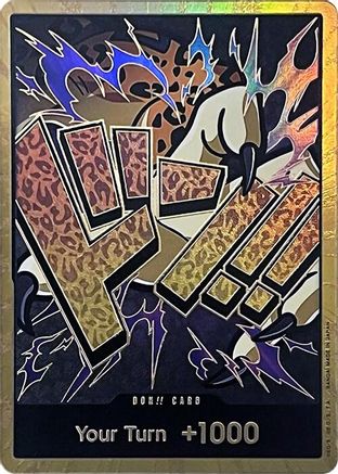 DON!! Card (Rob Lucci) (Gold) - Premium Booster Foil