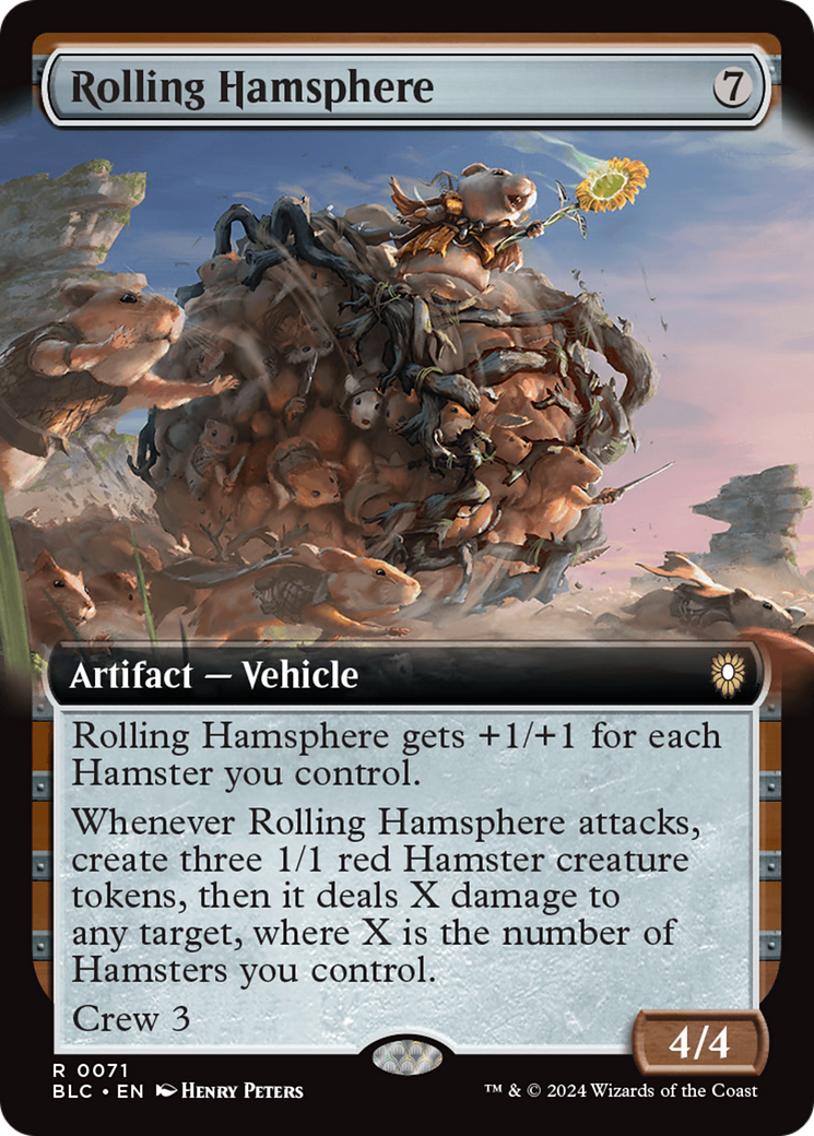 Rolling Hamsphere (BLC-071) - Bloomburrow Commander Foil