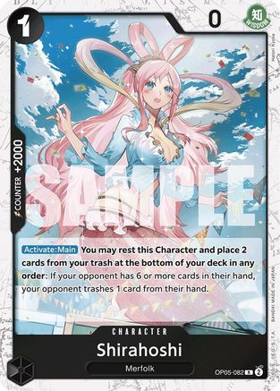 Shirahoshi (OP05-082) (Jolly Roger Foil) (OP05-082) - Premium Booster Foil