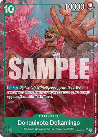 Donquixote Doflamingo (OP04-031) - Premium Booster Foil