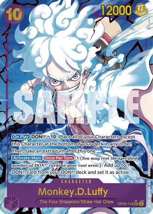 Monkey.D.Luffy (OP05-119) (OP05-119) - Premium Booster Foil