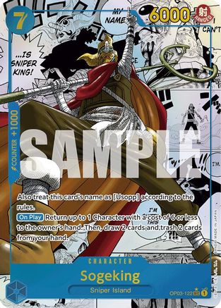 Sogeking (Manga) (OP03-122) - Premium Booster Foil
