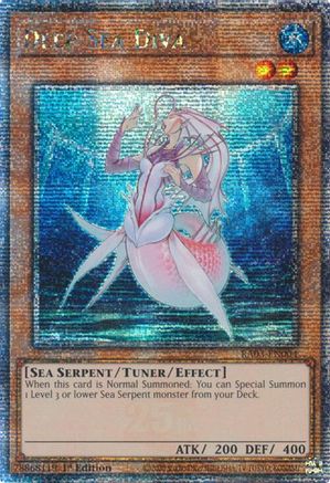 Deep Sea Diva (Quarter Century Secret Rare) (RA03-EN004) - Quarter Century Bonanza 1st Edition