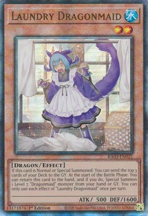 Laundry Dragonmaid (UTR) (RA03-EN021) - Quarter Century Bonanza 1st Edition