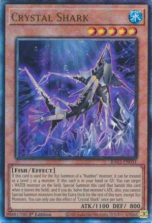 Crystal Shark (UTR) (RA03-EN031) - Quarter Century Bonanza 1st Edition