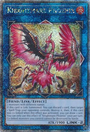Knightmare Phoenix (Quarter Century Secret Rare) (RA03-EN042) - Quarter Century Bonanza 1st Edition