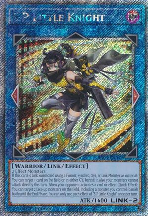 S:P Little Knight (Platinum Secret Rare) (RA03-EN049) - Quarter Century Bonanza 1st Edition